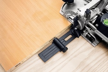 Cross Stop for Festool DF 500/700 Domino Biscuit Jointer To aid with hole spacing - view 2