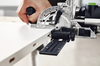 Cross Stop for Festool DF 500/700 Domino Biscuit Jointer To aid with hole spacing - view 3