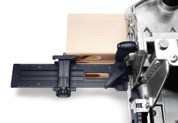 Cross Stop for Festool DF 500/700 Domino Biscuit Jointer To aid with hole spacing - view 4
