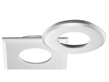 Loox5 LED2040/3008 Bezel Rectangle D40mm Plastic Silver - view 2