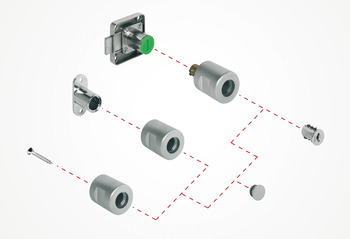 Symo3000 Fix Adapt Knob D30mm Zinc Alloy MNP - view 4