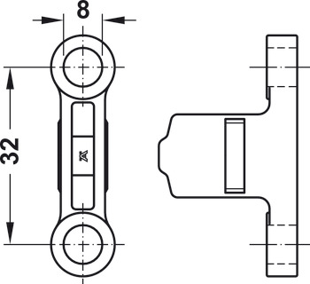 MXP Front Fixing Bracket Screw Fix - view 2