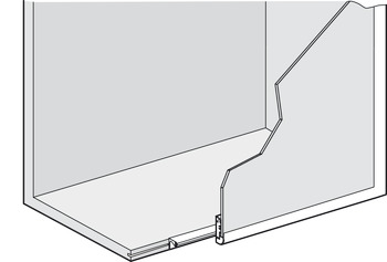 Gola System A Profile Hrz Wall 3.9m Shk AluSlv - view 3
