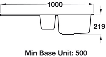 Rectangle Andesite Ign AND1052AS 1.5B Sink Black - view 2