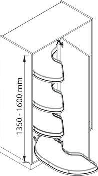 VS Cornerstone Maxx Ext Pole 1100-1350mm - view 2