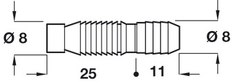 Permanent Assembly Dowel D8/8mm Holes - view 2