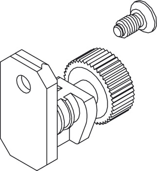 NPS Railing Bracket f 90mm Drawer w Rec Rail - view 2
