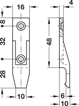 Panel Component w Lip Hos Mk.Black - view 2