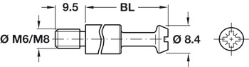 Maxifix ConnBolt S35 M6x35mm Galvanised Steel - view 2