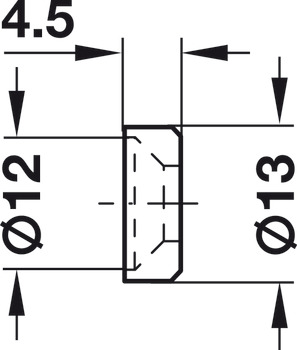 Countersunk Collar for M6 Bolts SNP - view 2