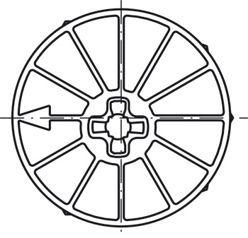 Maxifix Housing 19/D35mm PZ3 Zinc Alloy NP - view 4
