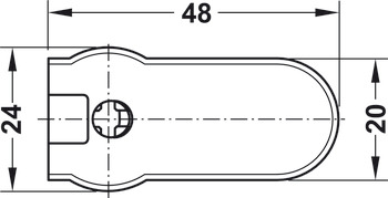 Rafix 20 Housing wo Ridge 19mm Plastic Black - view 5