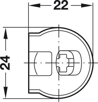 Rafix 20 Housing w Ridge 16mm Plastic Brown - view 5