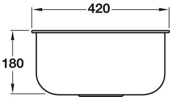 Smeg Alba UM40 1.0B Sink UH Stainless Steel - view 3