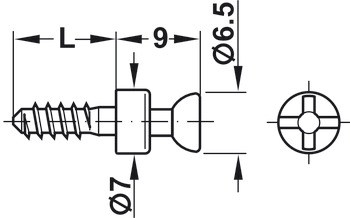 Rafix S20 Connect Bolt 3/11mm Steel Bright - view 2