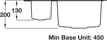 Rectangle Paragon Ign PAR3115AS 1.5B Sink Black - view 3