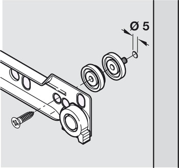 Spacer 3mm Plastic White - view 2