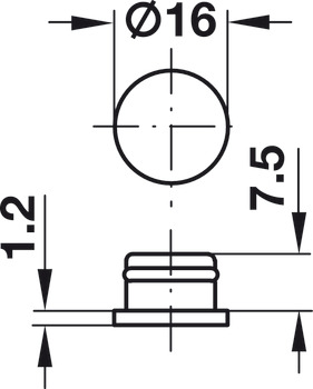 Symo3000 Cover Plate 1.2mm Zinc Alloy MNP - view 3