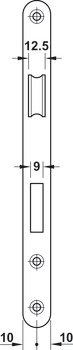 Startec Mort P.Cyl Lock Sqr 55/84mm Black - view 4