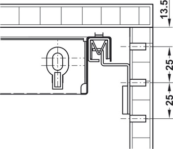 Variant C+ Drawer Runner 380mm for 429.50.311 - view 2