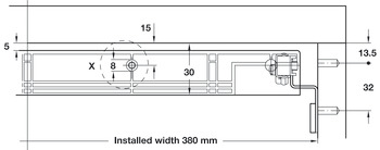Variant C+ Drawer Runner 380mm for 429.50.311 - view 3