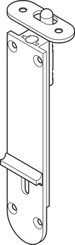 Flush Drop Bolt Inward Opening Top Mounting for Folding Patio Doors Slido Fold 100-U Top hung end folding system Length 190 mm without lock gold finish