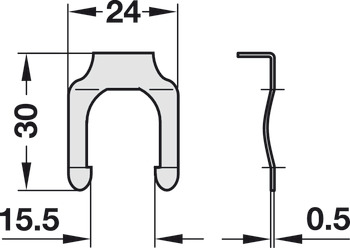 Symo3000 Cam Lock Clip for 0.8-1.5mm SNP - view 5