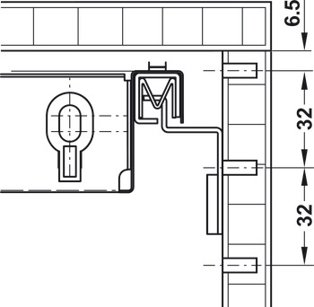 Variant C+ Drawer Runner 380mm for 429.50.311 - view 5