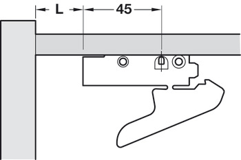 Marc Front Fixing Clip Plastic Black - view 3