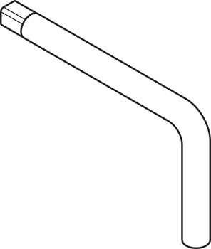 Deadbolt Locking System for Sliding Interior Doors Hawa 20-A Endfold Top hung system Allen key