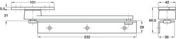 Surface OH Friction Stay HD Outward SZP - view 2