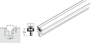 Centre Leg Pile Carrier 2.2m PVCu White - view 2
