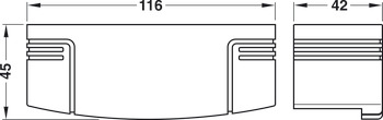 Maintenance Tool to Change Batteries on LL 100 LockerLock Charcoal - view 2