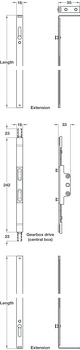 Espagnolette Shootbolt Gearbox Drive - view 2