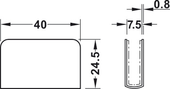 Counterplate 4-6mm Gls Dr Steel Black - view 2