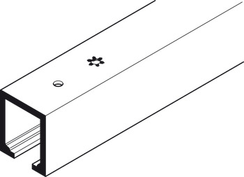 Top Track for Sliding Interior Doors Hawa-Junior 80 Top hung system Length 2000 mm