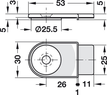 Symo3000 Trim Cap+Close Plate MNP - view 2