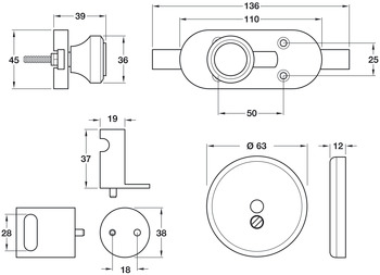 Indicator Bolt Set SAA - view 2