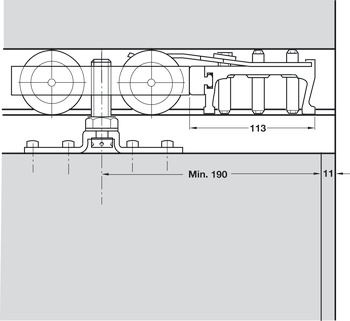 Hawa Junior 160A Fitting Set 1Dr - view 5