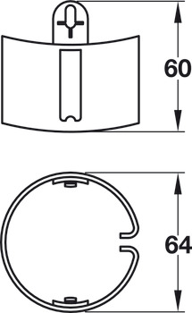 Vrt Cable Management Link Plastic/Metal Black - view 5