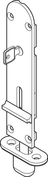 Flush Drop Bolt with Lock for Folding Patio Doors Slido Fold 100-U Top hung end folding system Length 190 mm gold finish