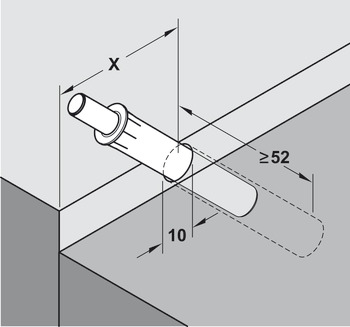 Hafele Soft Close Mechanism MD Plastic Grey - view 5