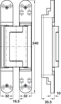 Tectus TE640 3D 180D Hinge BM - view 5