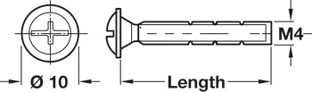 Snap Off Screw, M4 Thread, 20-45 mm - view 2