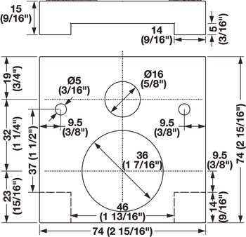 Drill Guide Häfele Red Jig for Maxifix 55/35 - view 2