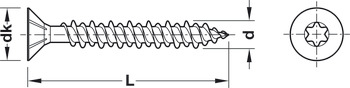 Hospa Jet Screw Ful Countersunk TS20 D4.0x15mm Glv - view 2