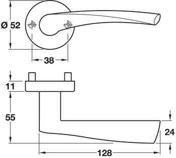 Startec Wing Lever Hdls/Rose 304 SSS - view 2
