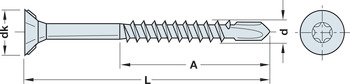 Hospa T Drill Screw Prt Countersunk TS20 D4.0x50mm - view 3