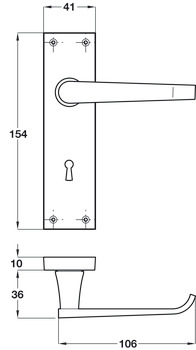 Victorian Lvr Hdls/Plt Plain Lever SN - view 2