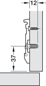 please look Height adjustment via slot Height 2 mm - view 4